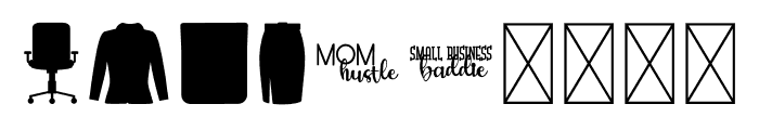 Mom Boss DB Font OTHER CHARS