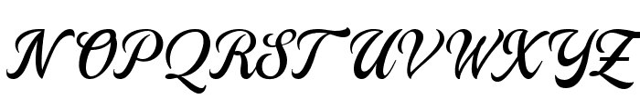 Mombin Script Font UPPERCASE