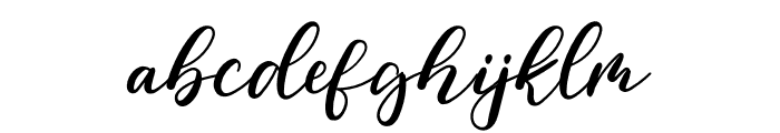Moment Signature Font LOWERCASE