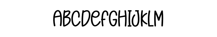 Momentic Christmas Font LOWERCASE