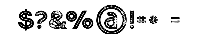 Momoco Inline Grunge Font OTHER CHARS