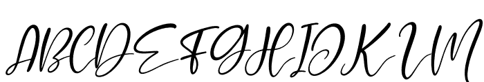 Momshine Italic Font UPPERCASE