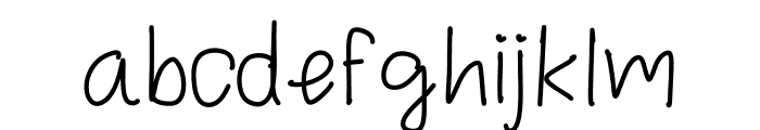 Mon Mangpor Fu Font LOWERCASE