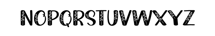 Mona Flower Font LOWERCASE