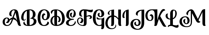 Monabelia-Regular Font UPPERCASE