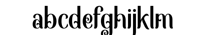 Monabelia-Regular Font LOWERCASE