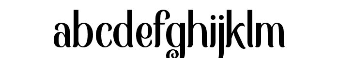 MonabeliaClean-Regular Font LOWERCASE
