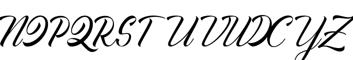 Monafera-Regular Font UPPERCASE