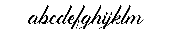 Monafera-Regular Font LOWERCASE