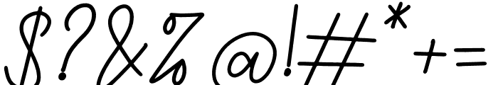 Monalisa Signature Font OTHER CHARS