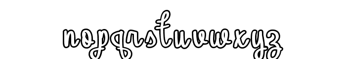 MonalisaDelight-Outline Font LOWERCASE