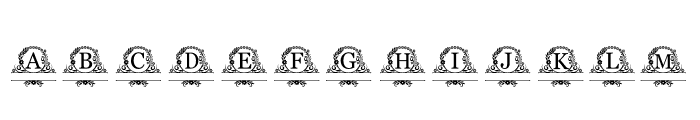 MonalisaMonogram Font LOWERCASE