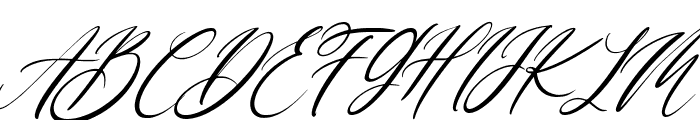 Monalissa Italic Font UPPERCASE