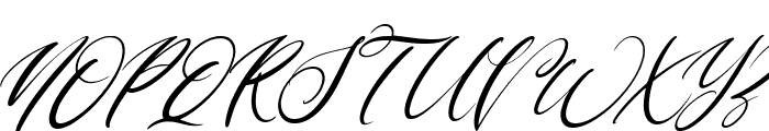 Monalissa Italic Font UPPERCASE