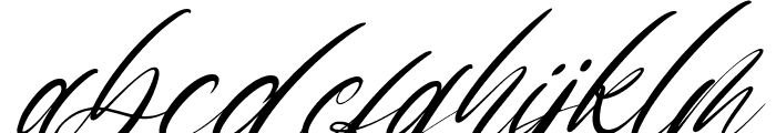 Monalissa Italic Font LOWERCASE