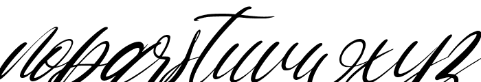 Monalissa Italic Font LOWERCASE