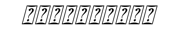 Monallesia Monogram Italic Font OTHER CHARS