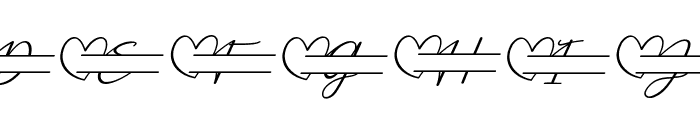 Monallesia Monogram Italic Font UPPERCASE