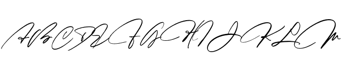 Monarchy Signature Font UPPERCASE