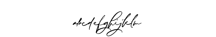 Monarchy Signature Font LOWERCASE
