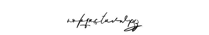 Monarchy Signature Font LOWERCASE