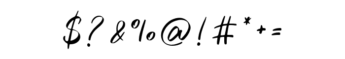 Monatha-Regular Font OTHER CHARS