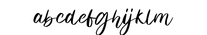 Monatha-Regular Font LOWERCASE