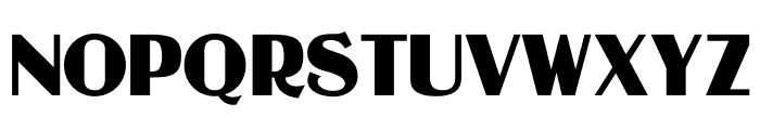 Monava Regular Font UPPERCASE