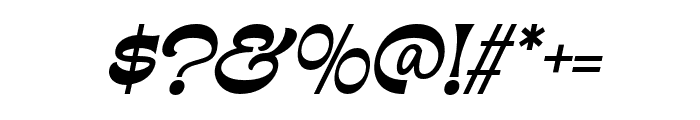 Monberg Italic Font OTHER CHARS