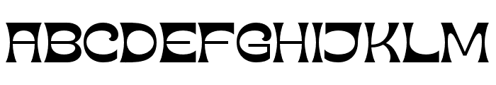 Monberg Regular Font UPPERCASE