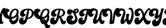 Monchila Regular Font UPPERCASE