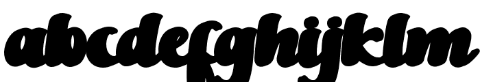 Moncho Extrude Regular Font LOWERCASE