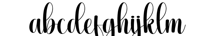 Monday Aftershine Font LOWERCASE