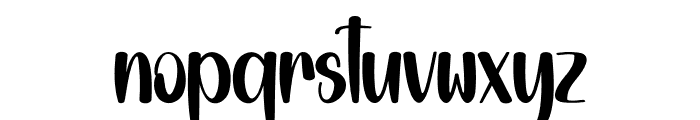 Monday Booklove Font LOWERCASE