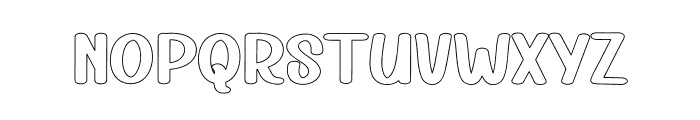 Monday Bubble Font LOWERCASE