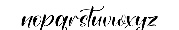 Monday Dusttine Italic Font LOWERCASE