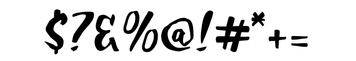 Monday Phobia Font OTHER CHARS