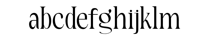 Monday-Regular Font LOWERCASE