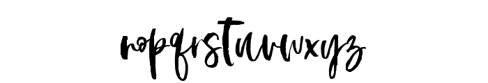 Monday Script Font LOWERCASE