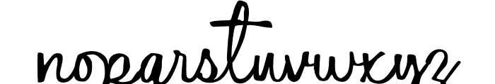 Monday Sieratta Font LOWERCASE