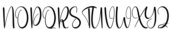 Monday Signature Font UPPERCASE