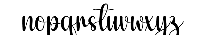 Monday Signature Font LOWERCASE