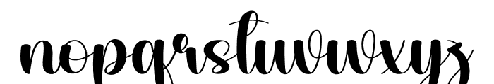 Monday Sunflower Font LOWERCASE