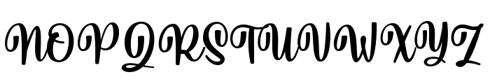 Mondera-Regular Font UPPERCASE