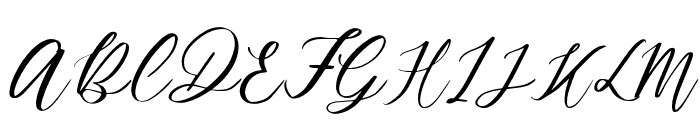 Mondier-Italic Font UPPERCASE