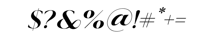 Monea Alegante Italic Font OTHER CHARS