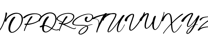 Monetera Signatura Font UPPERCASE