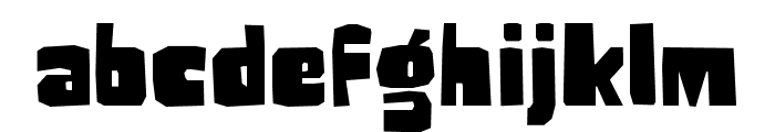 Monfetti Regular Font LOWERCASE