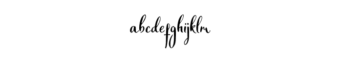 Monggirella_cyrillic Script Font LOWERCASE