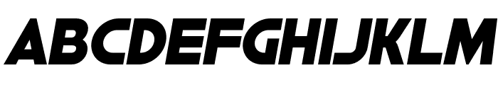 Mongule-Slanted Font UPPERCASE